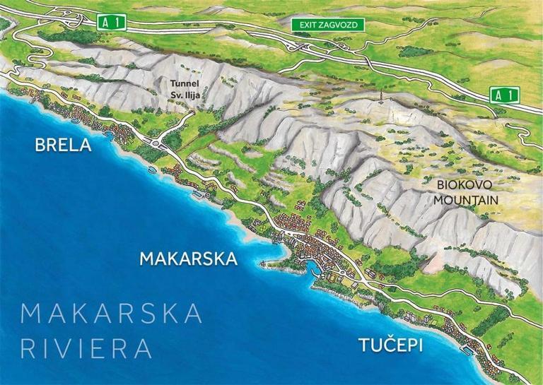 Apartman Tony Makarska Eksteriør billede